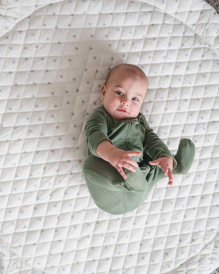 Non-Toxic Pine Wood Baby Play Gym &amp; Mat Set