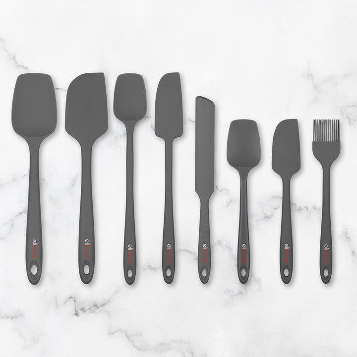 BPA-Free Silicone Kitchen Spatula Set, Red, 3 Ct.
