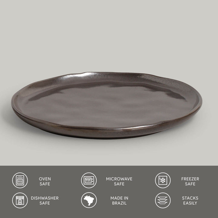 Non-Toxic Porcelain Dessert Dinnerware Set, 6 Ct.