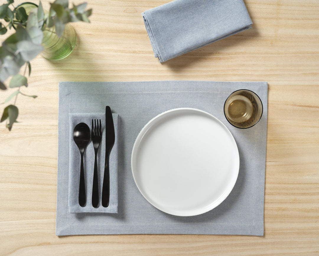 Upcycled Cotton Cloth Table Napkins, 18" x 18", 4 Ct.