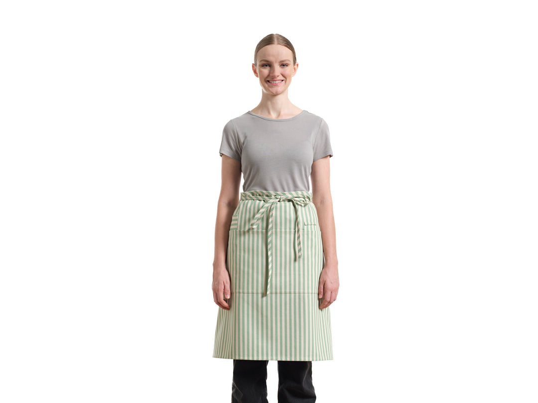 Upcycled Denim Bistro Apron, Adjustable, 25" x 32"