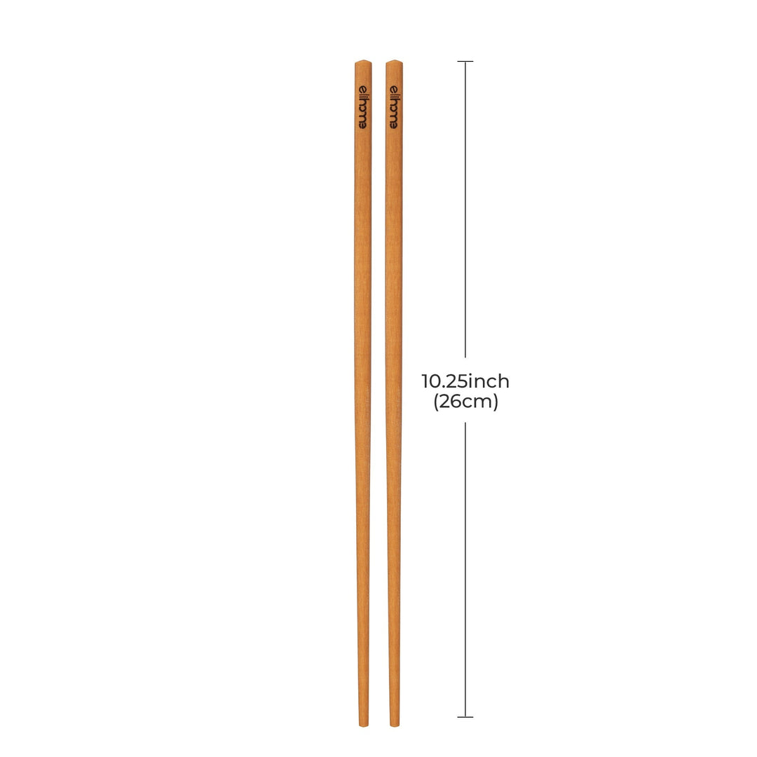 Plastic-Free Wood Fiber Flatware Chopsticks, 10.25"