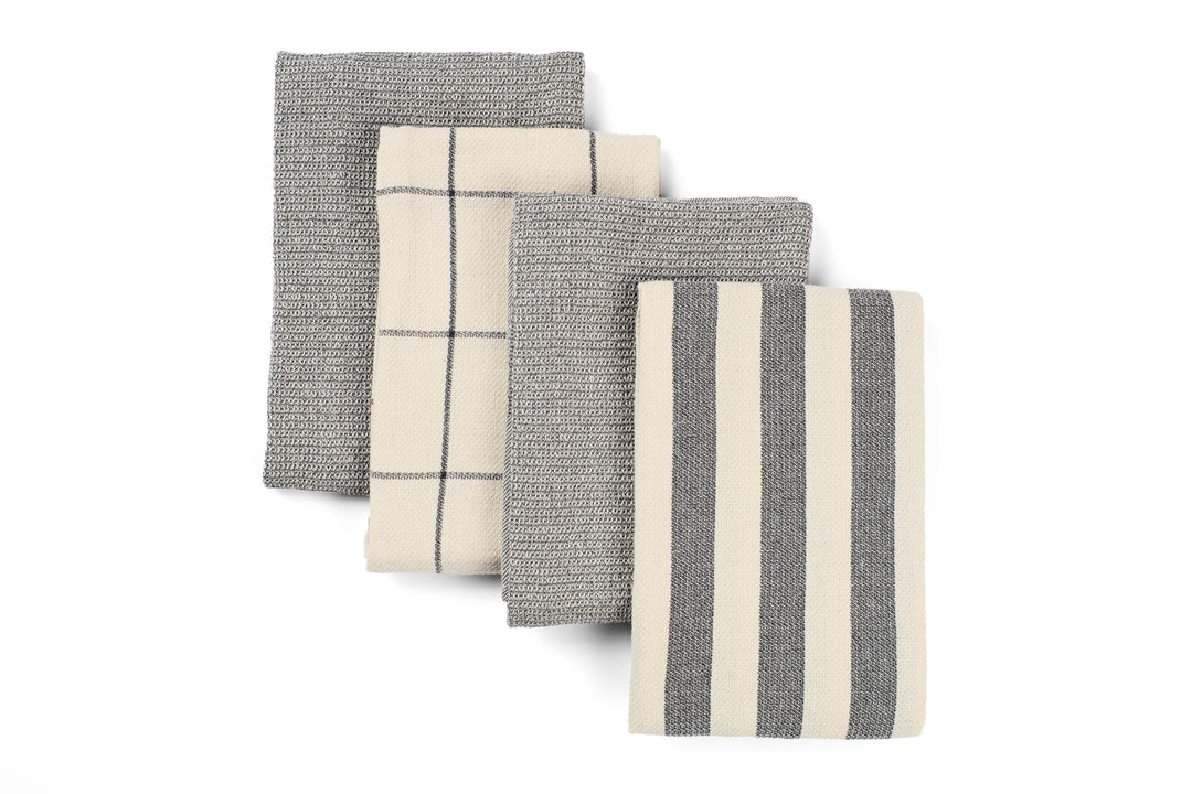 Pure Cotton Tea Towels, 28" x 18", 4 Ct.