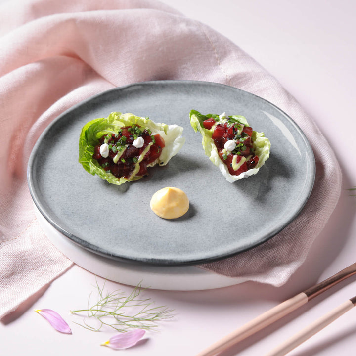 Non-Toxic Porcelain Dessert Dinnerware Set, 6 Ct.