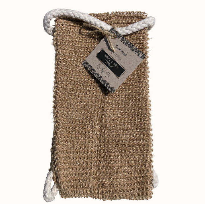 Biodegradable Sisal Exfoliating Back Strap, 22"