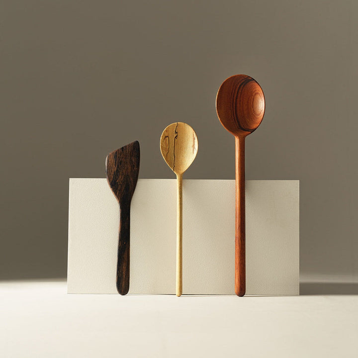 Handcarved FSC Wood Kitchen Utensils Set, 3 Ct.
