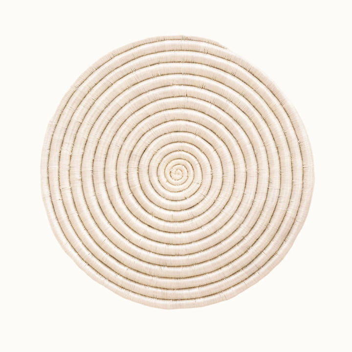 White Sisal Woven Placemat