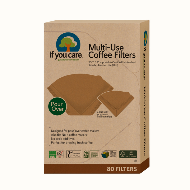 Chlorine-Free Unbleached No. 4 Paper Coffee Filters