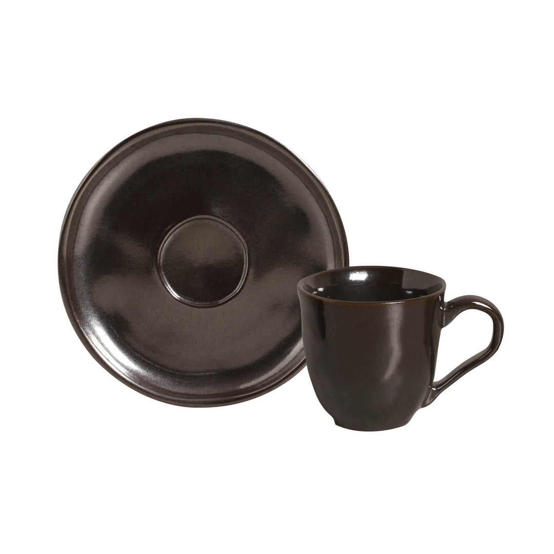 Non-Toxic Ceramic Cup &amp; Saucer Dinnerware Set, 6 Ct.