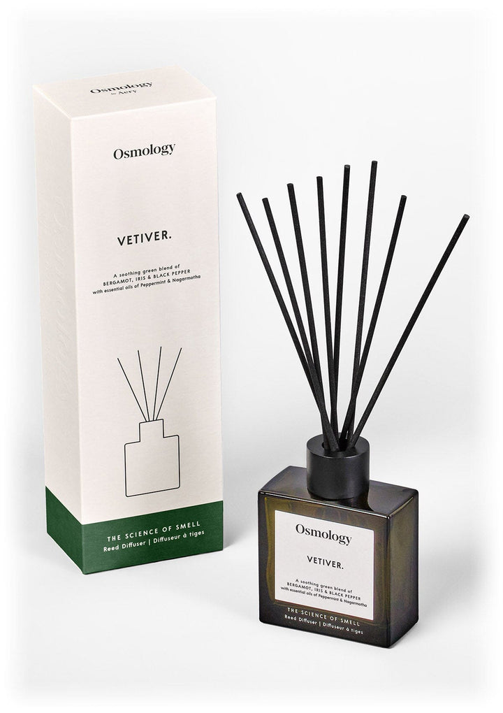 Vegan Vetiver Reed Diffuser, Flame-Free, 5 fl oz