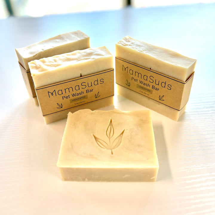 Biodegradable Castile Olive Oil Pet Wash Bar, 5 oz.