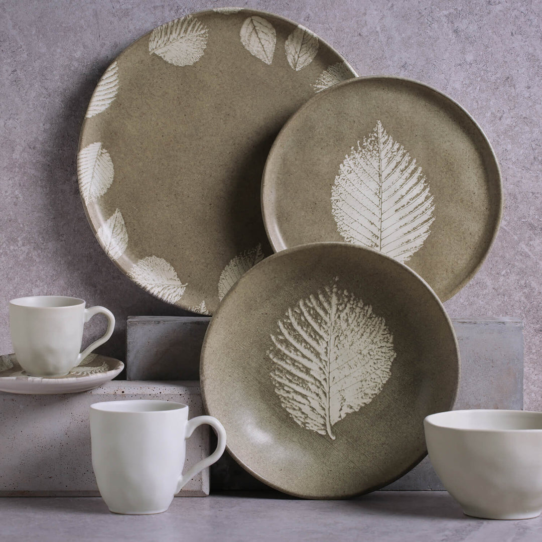 Non-Toxic Porcelain Dessert Dinnerware Set, 6 Ct.