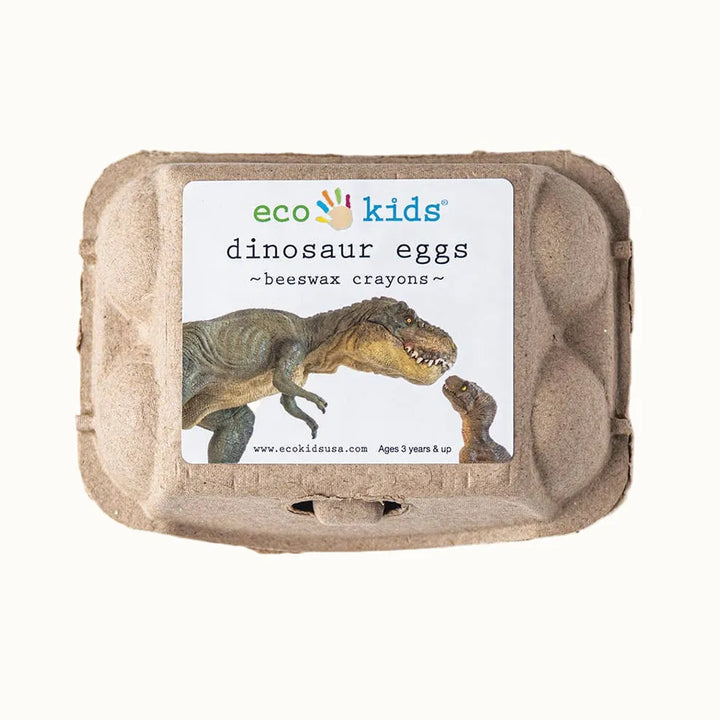 Dinosaur Egg Beeswax Crayon Set