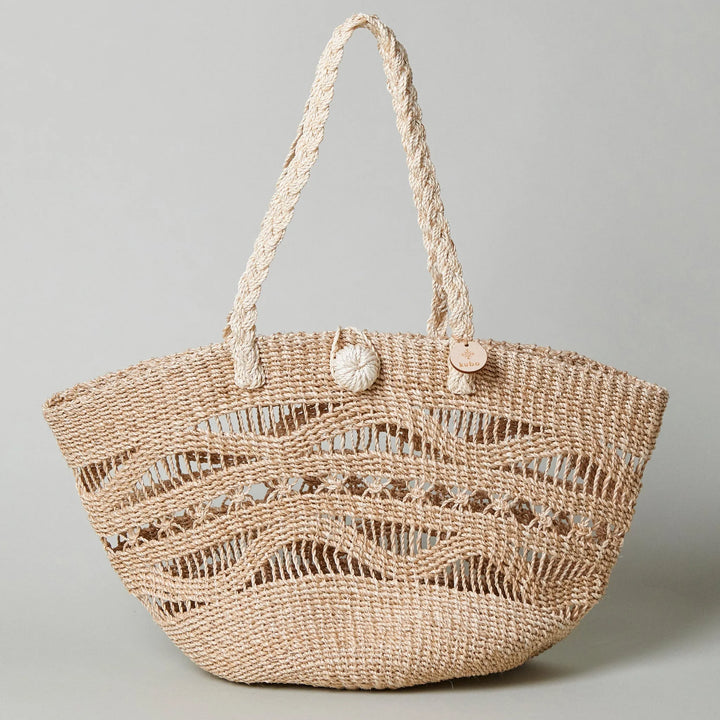 Mira Abaca Woven Market Tote