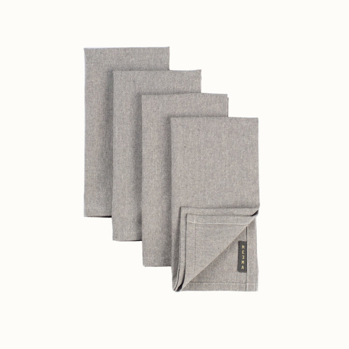 Upcycled Cotton Cloth Table Napkins, 18" x 18", 4 Ct.