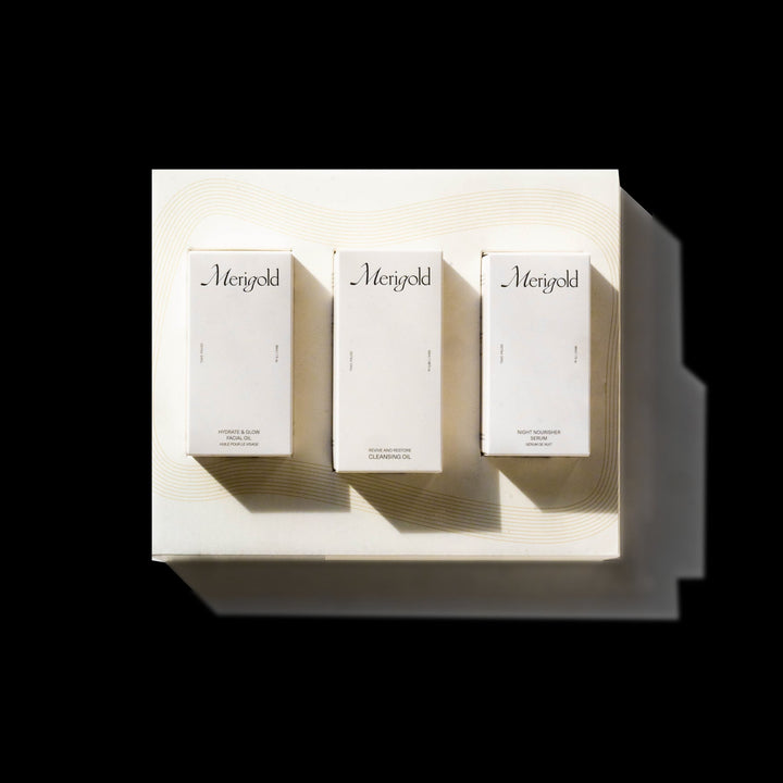 Vegan Botanical Facial Oil Skin Care Set, 3 Ct.