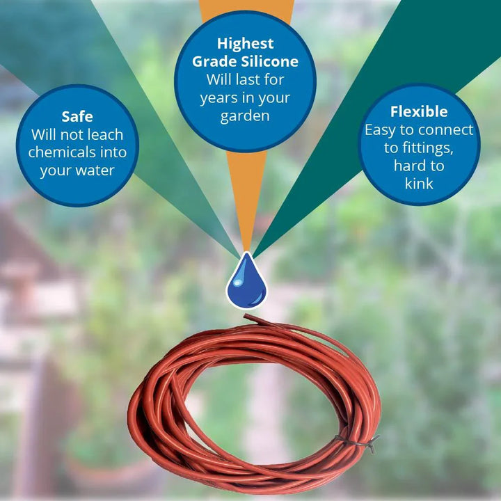 Kink-Resistant 8mm SuperFlex Water Conservation Kit