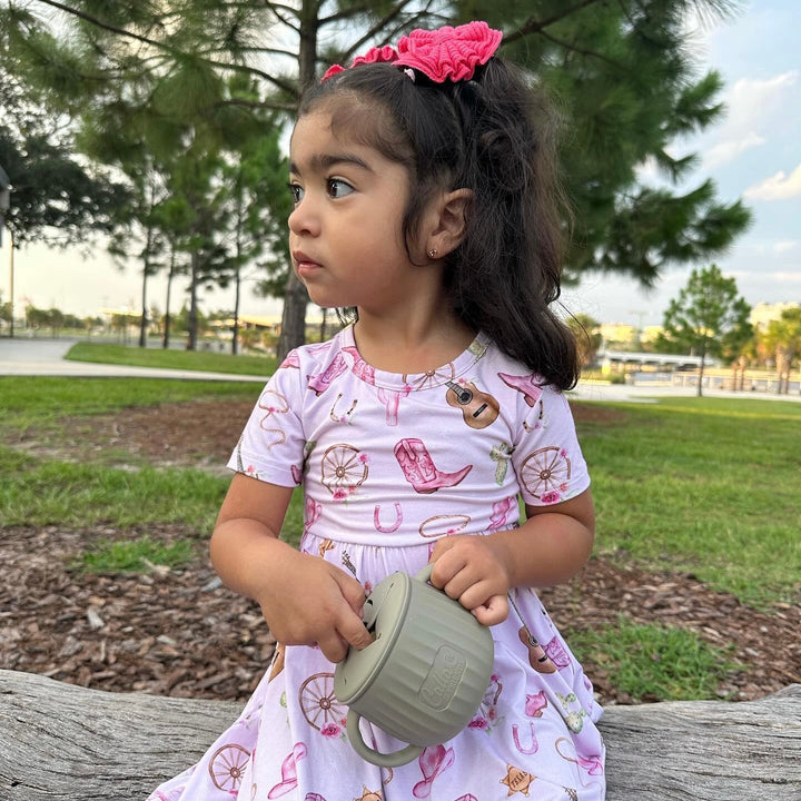 Non-Toxic Silicone Toddler Snack Cup with Lid