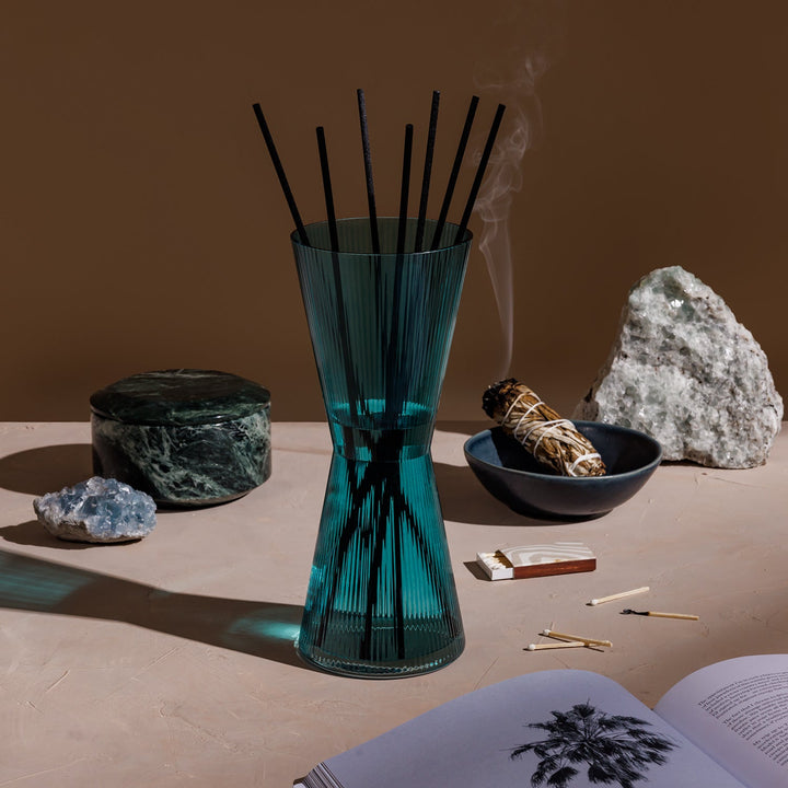 Handcrafted Borosilicate Glass Reed Diffuser, 34 oz.