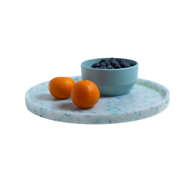 Acacia Fishing Net Lazy Susan Tray