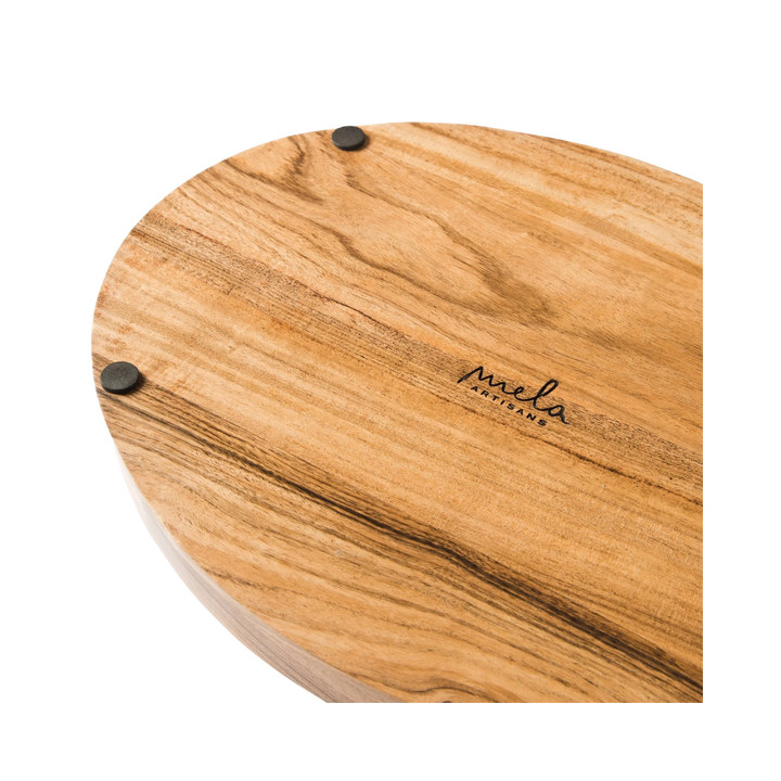 Acacia Wood Oval Serving Tray