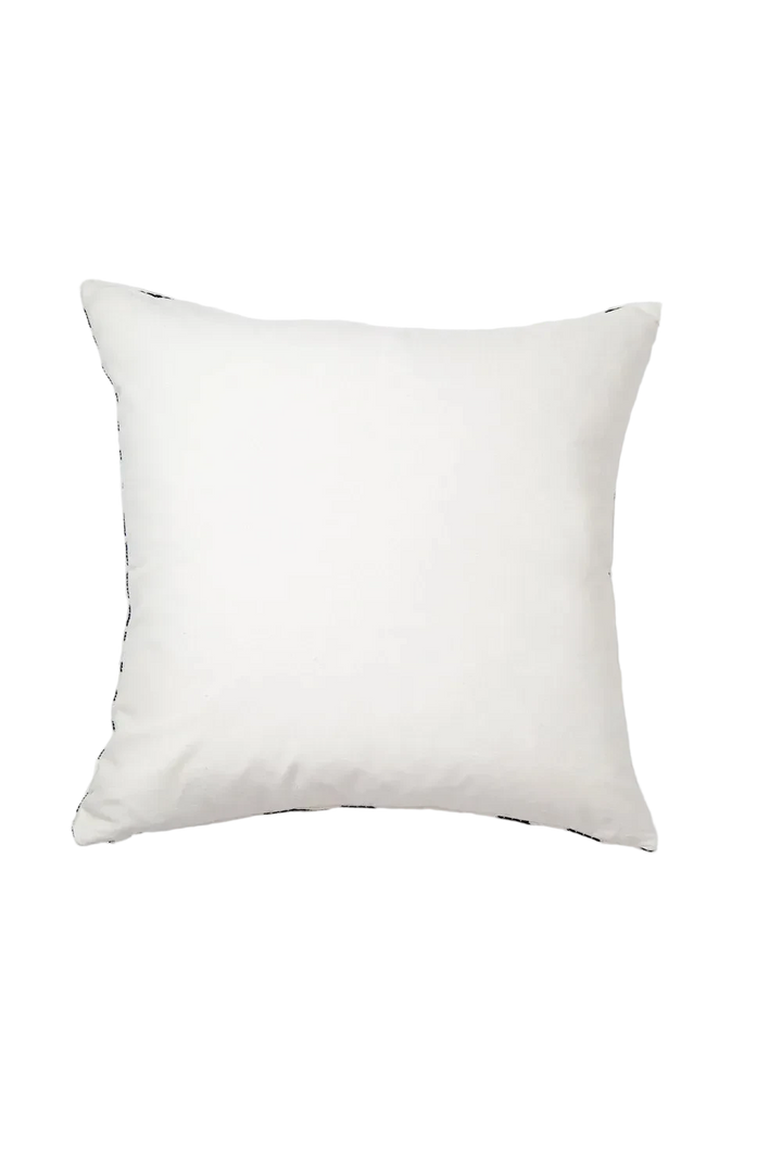 Classic Geometric Handwoven Cotton Pillow