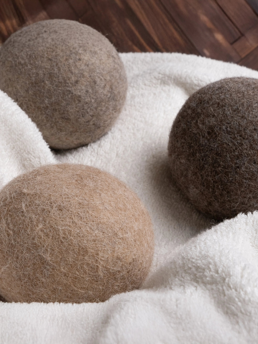 Alpaca Fleece Dryer Ball Set of 3
