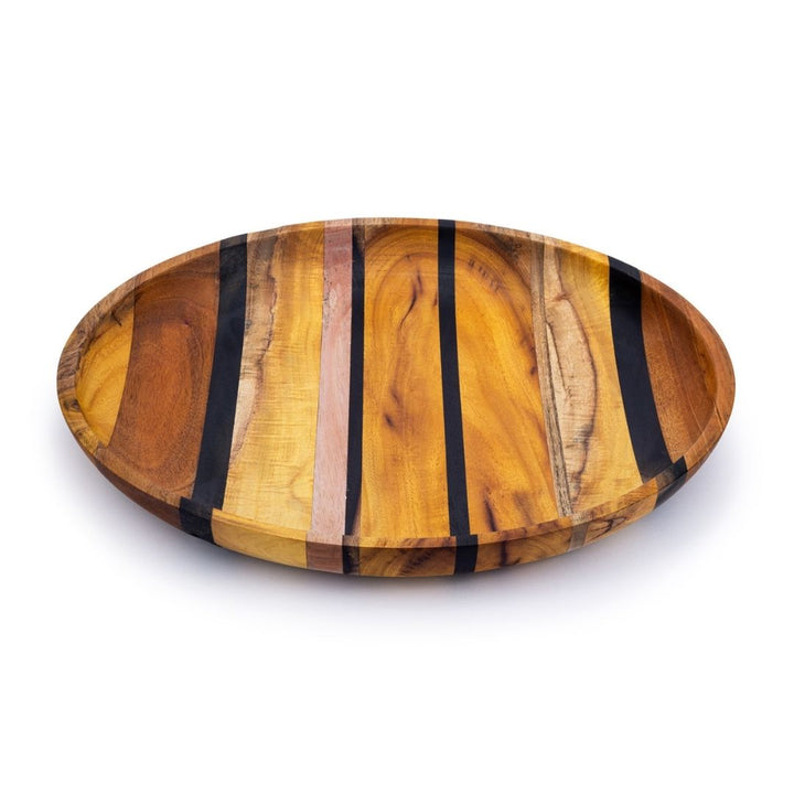 Artisan Upcycled End Grain Fruit Bowls (2 Patterns &amp; 2 Sizes Available)-5