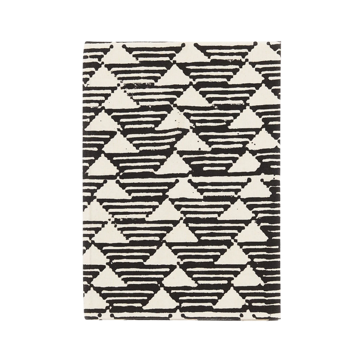 Artisanal Black Wax Print Journal