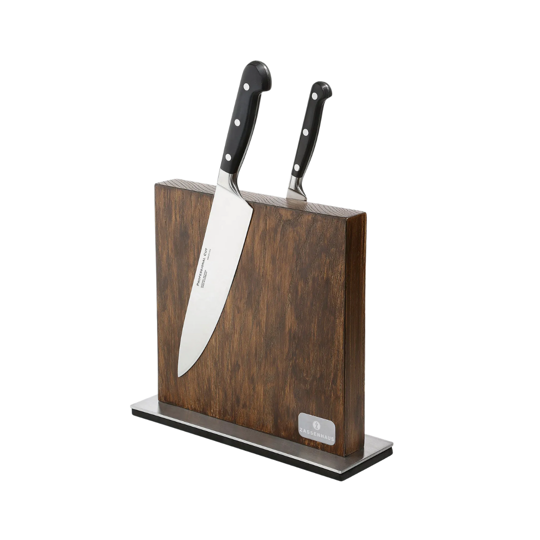Ash Wood Magnetic Knife Block