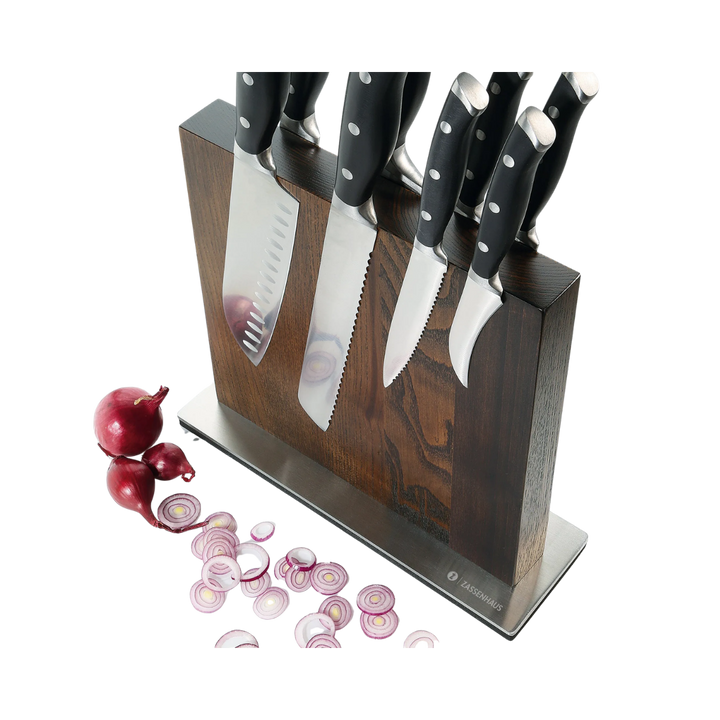 Ash Wood Magnetic Knife Block