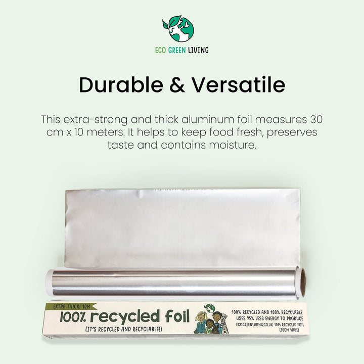 Recycled Aluminum Food Storage Foil, 12" x 33 ft.