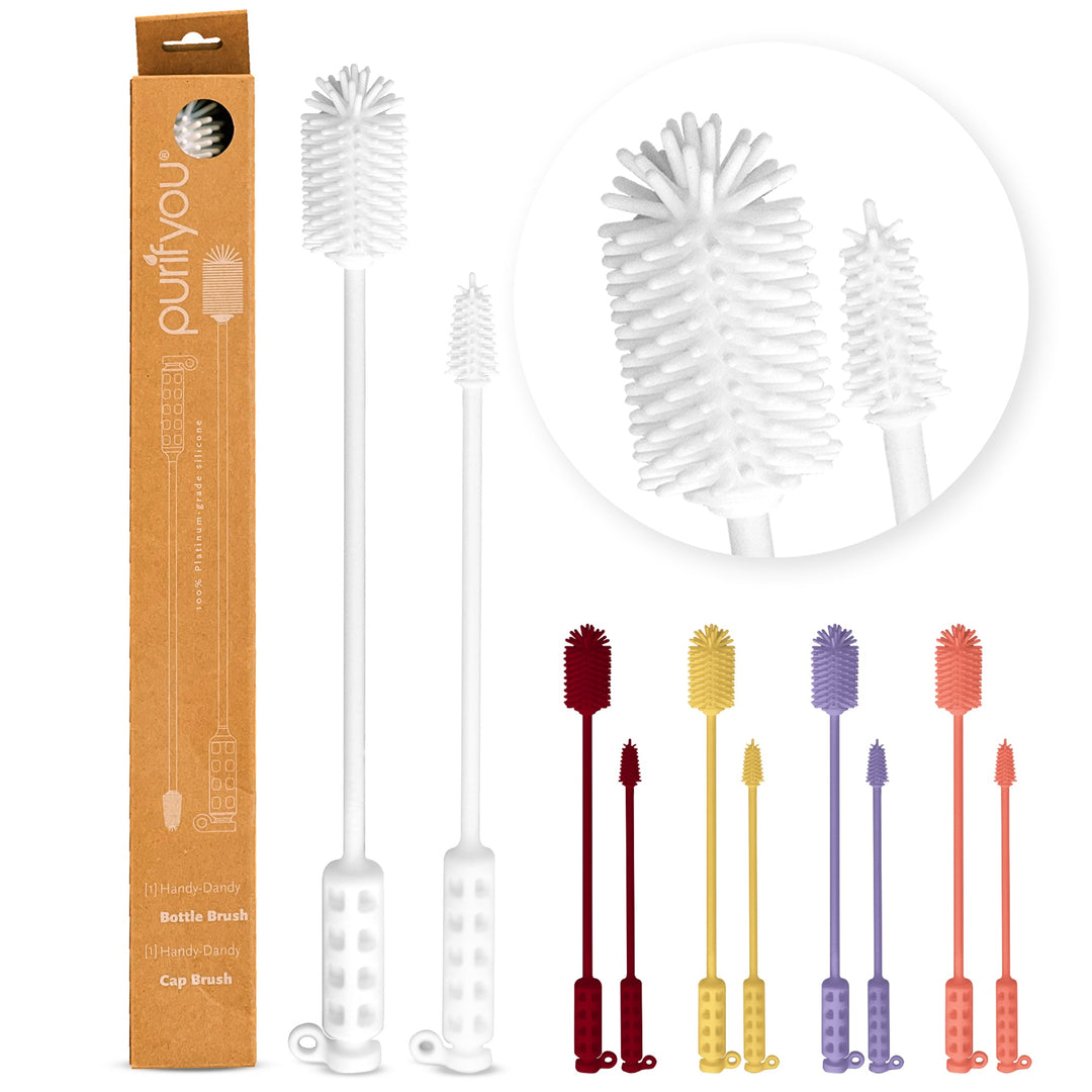 Food-Grade Silicone Bottle Brush Set, 16" &amp; 12", 2 Ct.
