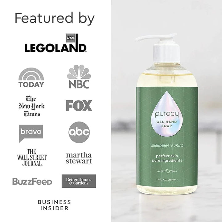 Plant-Based Gel Hand Soap, SLES-Free Body Care