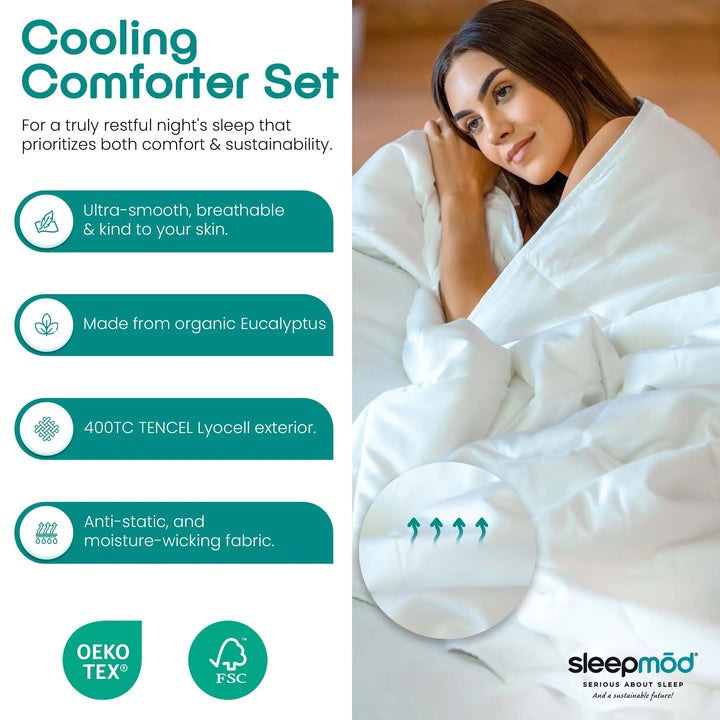 Eucalyptus Silk Comforter Sham Set