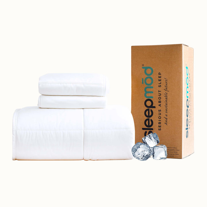 Vegan Eucalyptus Cooling Comforter Bedding Set, 3 Ct.