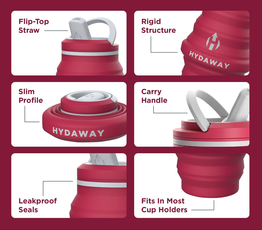 Collapsible BPA-Free Silicone Drinkware, 17 oz.