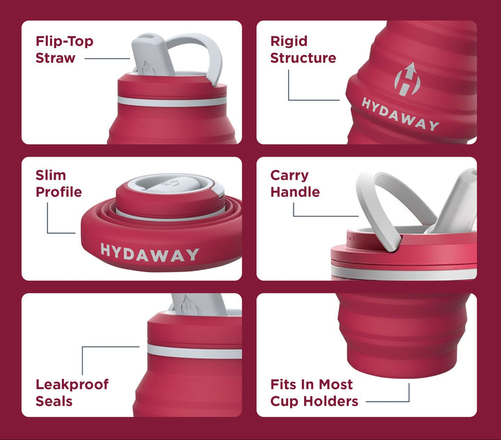 Collapsible BPA-Free Silicone Drinkware, 17 oz.