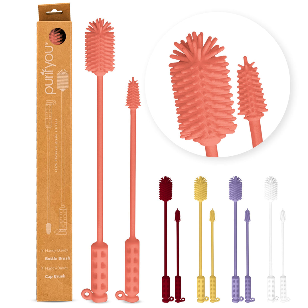 Food-Grade Silicone Bottle Brush Set, 16" &amp; 12", 2 Ct.