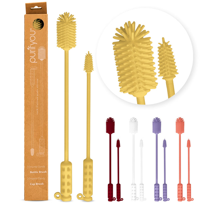 Food-Grade Silicone Bottle Brush Set, 16" &amp; 12", 2 Ct.