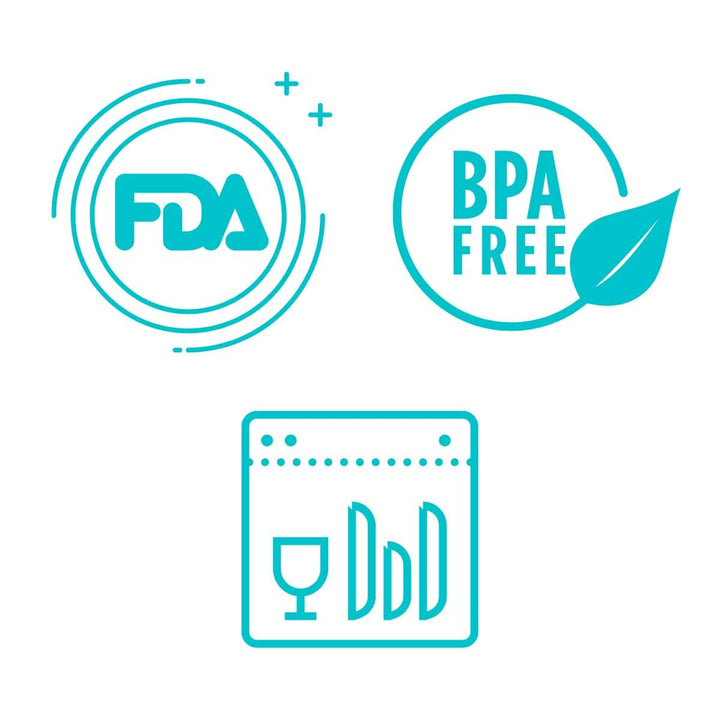 BPA-Free Silicone Bento Food Storage Container, 7"