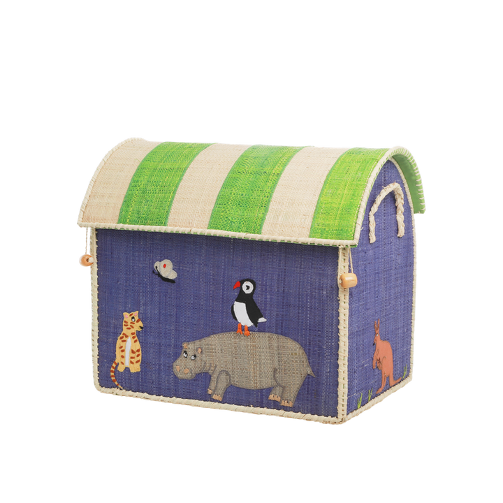 Handcrafted Raffia Animal Storage Baskets, 3 Ct.