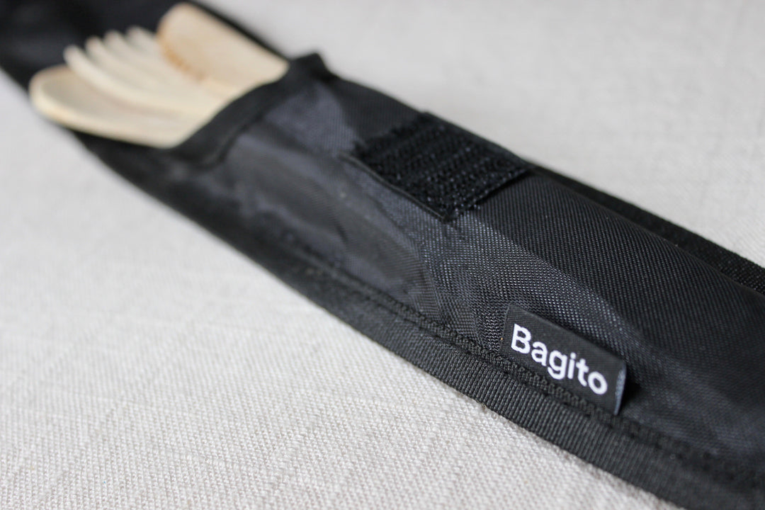 Biodegradable Bamboo Travel Flatware Set, 4 Ct.