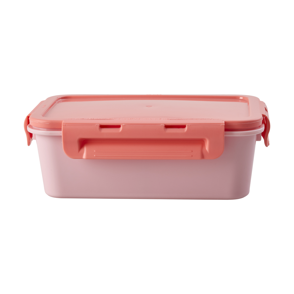 BPA-Free Bento Food Storage Box, 8" x 5", Pink