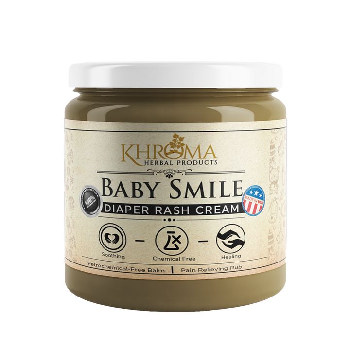 Organic Baby Balm Diaper Rash Cream, Glass, 2 oz.