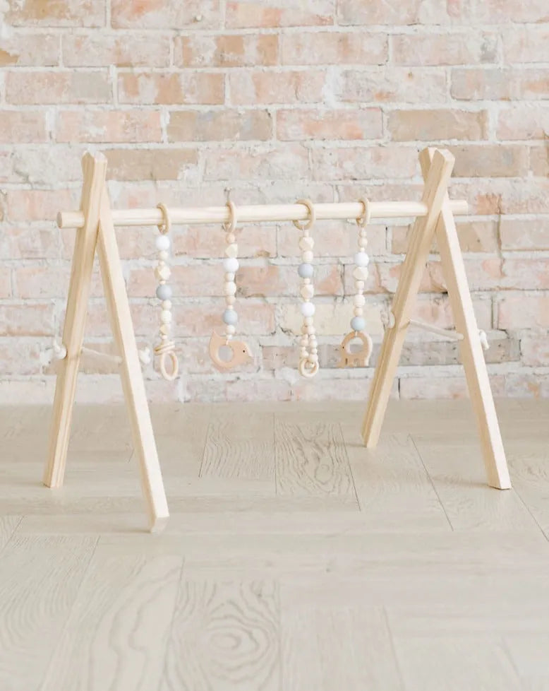 Baby Wooden Gym Sensory Play Set