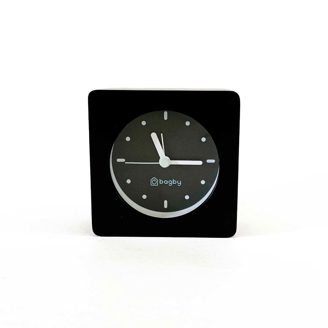 Plastic-Free Solid Wood Silent Analog Alarm Clock