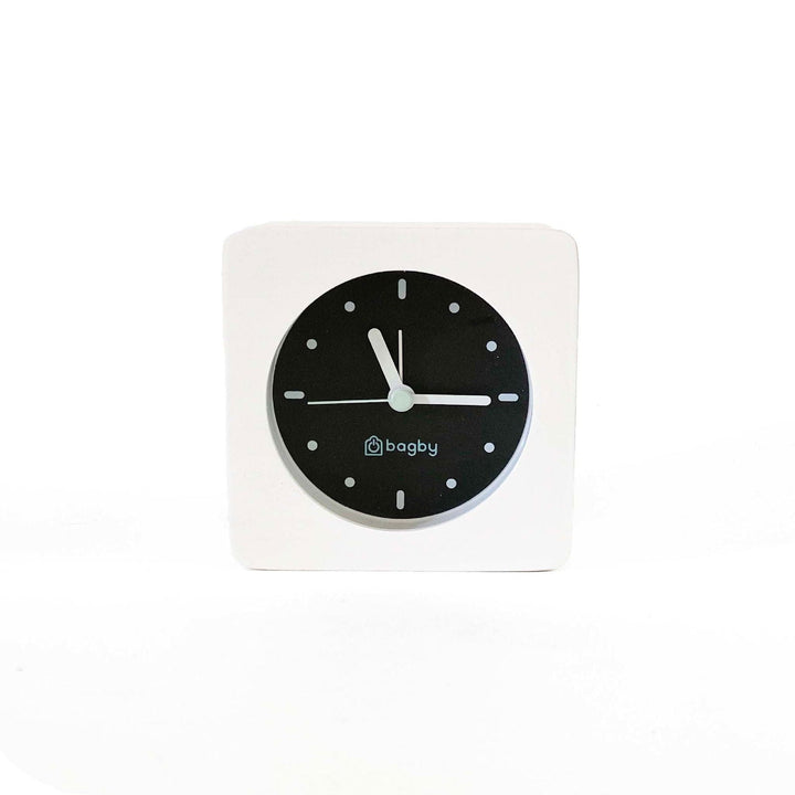 Plastic-Free Solid Wood Silent Analog Alarm Clock