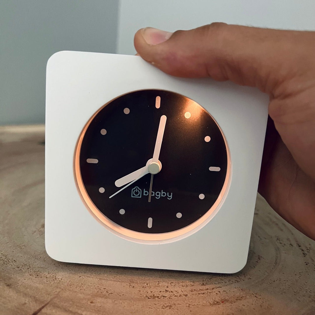 Plastic-Free Solid Wood Silent Analog Alarm Clock