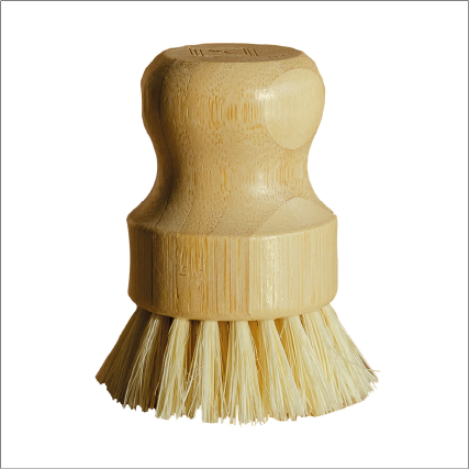 Compostable Sisal &amp; Bamboo Dish Brush, 3.15" x 1.7"